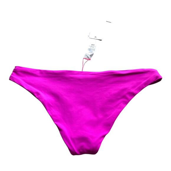 LSpace by Monica Wise Sandy Classic Bikini Bottom Bright Fuchsia Women's Medium - Picture 7 of 14